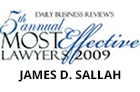 Most Effective Lawyer 2009